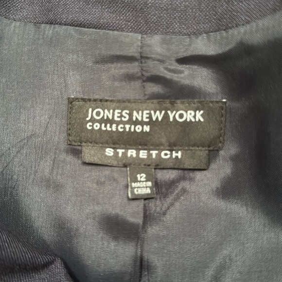 Jones New York Woman’s Navy Blue Blazer, NWoT, 12 - Picture 6 of 8